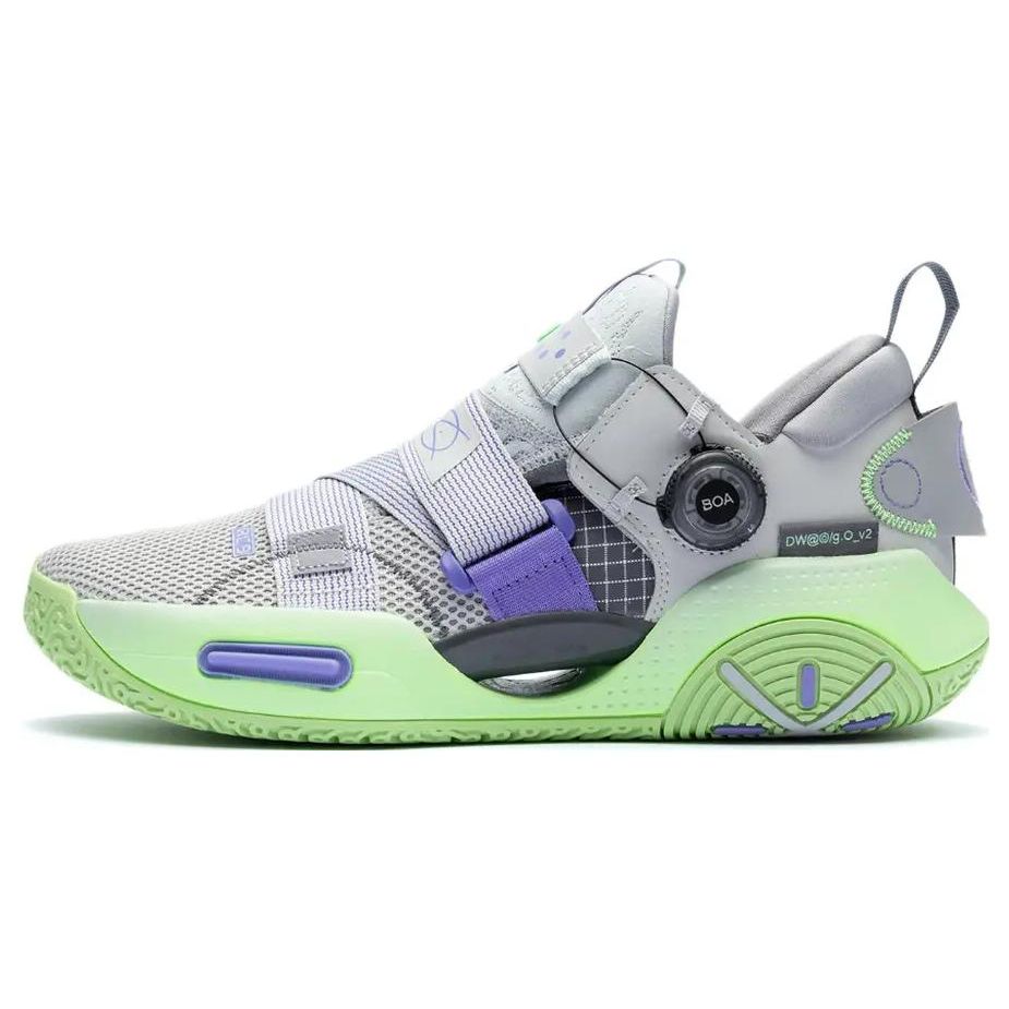 Li Ning All City 9 V2 Shock Absorption Non-Slip Wear-Resistant Low-Top Basketball Shoes Men Basketball Shoes Gray ABAR121-5