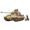 Tamiya 1/35 Military Miniature Series No. 252 German Army Heavy Tank King Tiger with Henschel Turret, Ardennes Front, Plastic Model Kit 35252