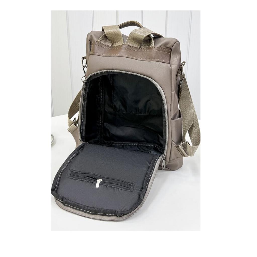 Lightweight and Anti-theft Classic Backpack with Adjustable Shoulder Straps, Suitable for Outdoor, Travel,Multifunctional Zipper Women's Work Backpack