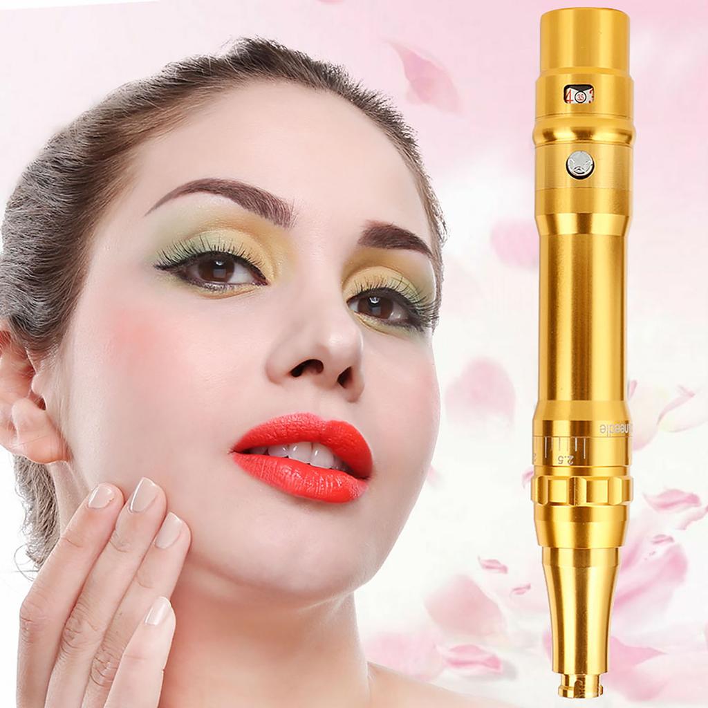 Semi Permanent Microblading Makeup Machine Eyebrow Lip Tattoo Pen 95- Gold