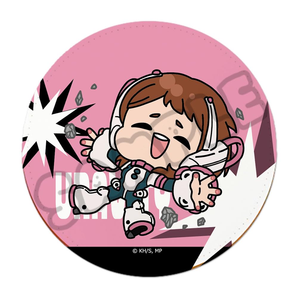 TV Anime Hero 4th Edition Leather Coaster M NA "My Academia" [Ochaco Uraraka] Everyone's Mochocho!