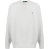Polo FW24 Solid Logo Embroidered Pullover Long Sleeve Sweatshirt Men Sweatshirt Gray 710883334005