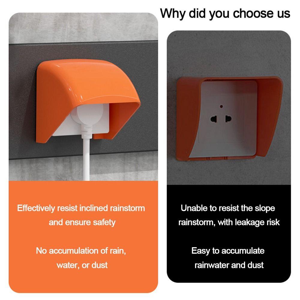 Socket Waterproof Box Electric Plug Rainproof Cover Protection Socket Switch Protective Cover