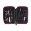 Shopdp DIY Tool Kit Set for Beginner Storage Bag for Convenient Storage RBA/RTA Builds, 8-in-1