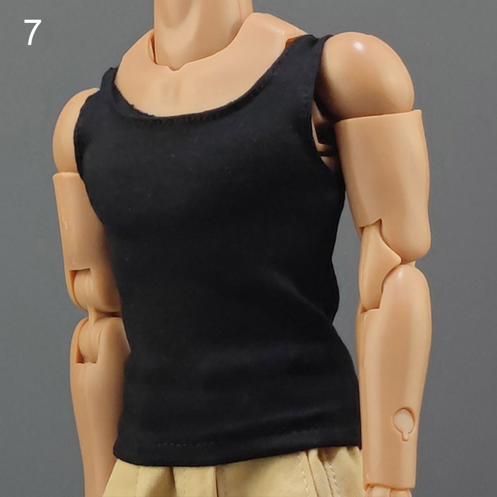 Clothes 1/6 Miniature Clothing Doll Sports Bottom Soldier Figure Accessory Soldier Casual T-shirt