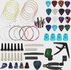 Guitar & Ukulele Accessory Set: Strings, Picks, Tuners, Finger Sets