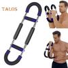 Twister Arm Exerciser with Foam Handle 40-50kg Adjustable Chest Workout Bar Forearm Triceps Muscle Strengthener Chest Expander Home Fitness Equipment