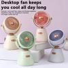 Desktop Fan For Bedroom And Study – USB Rechargeable Portable Quiet Table Fan For Students