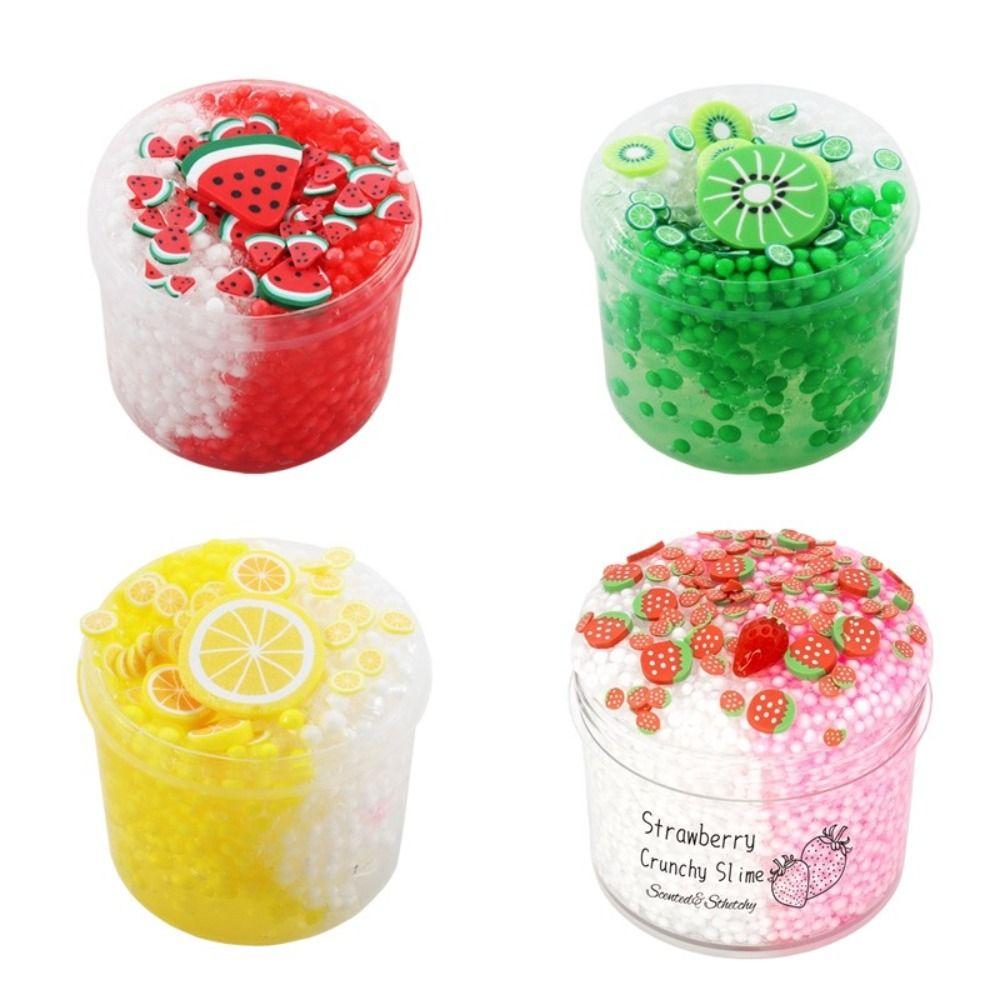 Strawberry Kiwi Crystal Slime 70ml Party Favor Gifts Soft Slime Kit
