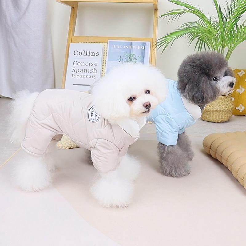 Winter Warm Pet Clothes for Small Medium Dogs Jumpsuit Puppy Jacket French Bulldog Pug Coat Chihuahua Yorkie Poodle