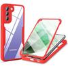 Case - BOOLING - for Samsung S22 Plus - Red - 360° Protection - Anti-yellowing