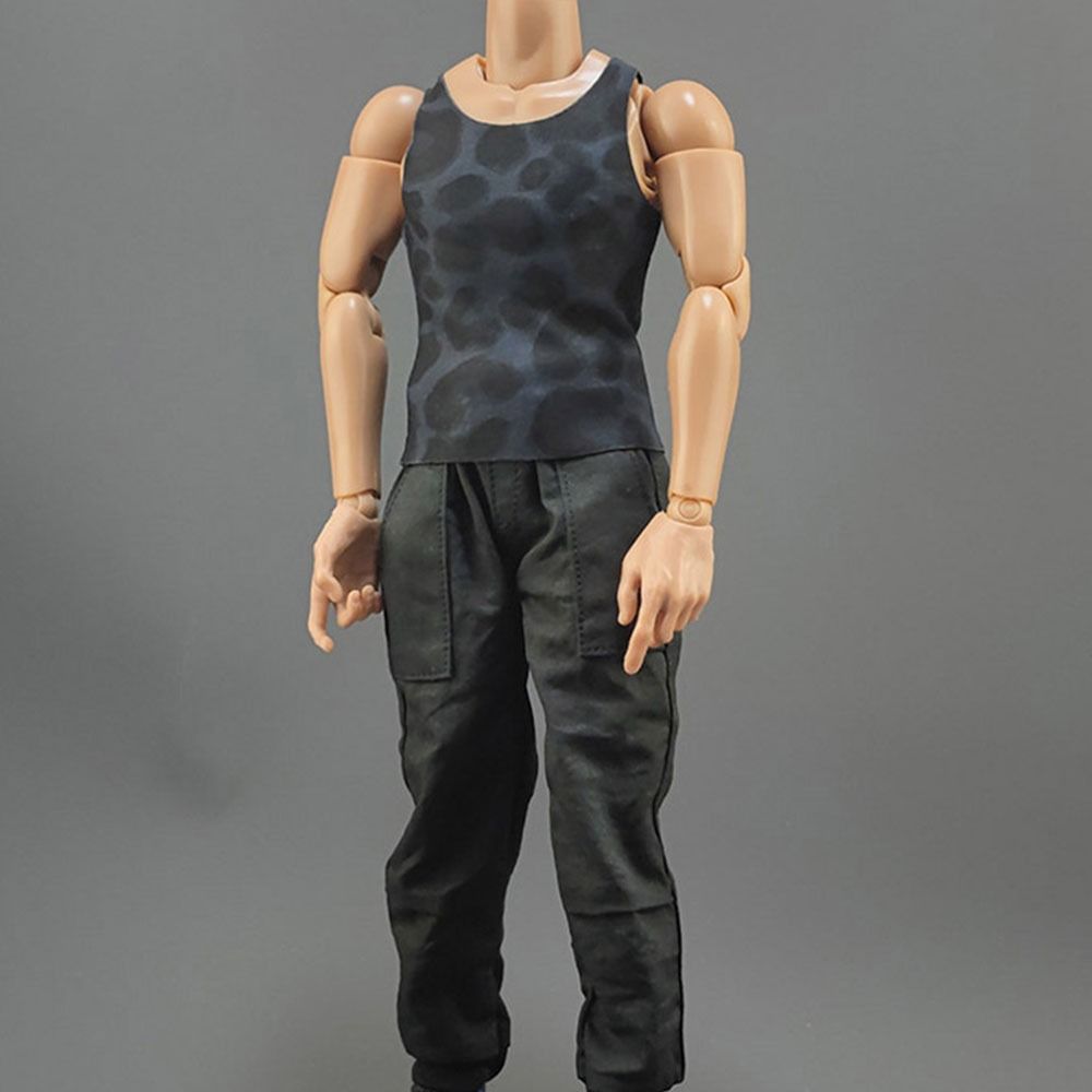 Clothes 1/6 Miniature Clothing Doll Sports Bottom Soldier Figure Accessory Soldier Casual T-shirt