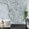 Photomural Old Map Self-Adhesive Mural 416x254
