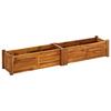 Day and Night - Day and Night Acacia Wood Garden Bed 150x30x25 Cm