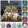 3D богемный комплект постельного белья с цифровым принтом высокой четкости, пуховое одеяло и наволочка, 2/3 шт., AU/DE/US/UK/полноразмерное украшение для дома