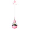 Cat Toy Flashing Ball Transparent Bulb Shape Tumbler Toy Turntable Bucency Teaser Ball Kitten Training Function Pet Supplies