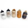 Baby Boys Girls Lace Up Leather Sneakers Soft Rubber Sole Infant Newborn Loafers Anti-Slip Toddler