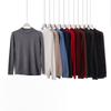 Autumn and Winter New Solid Color Simple Round Neck Imitation Cashmere Sweater Men's Loose Casual Warm Top Women