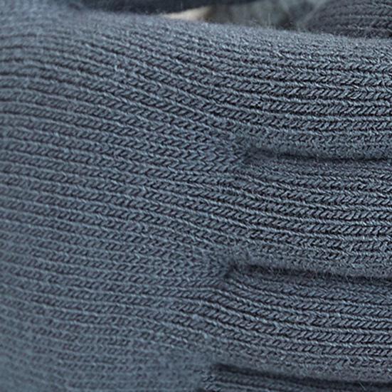 Winter Knitted Gloves Female Thickened Warm Gloves Breathable Cycling Gloves with Windproof Elastic Cuffs for Running Errands Driving