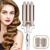 110-220V Hair Curling Iron Wave Wand Ceramic Triple Barrel Hair Curler Roller Corrugation Hair Waver