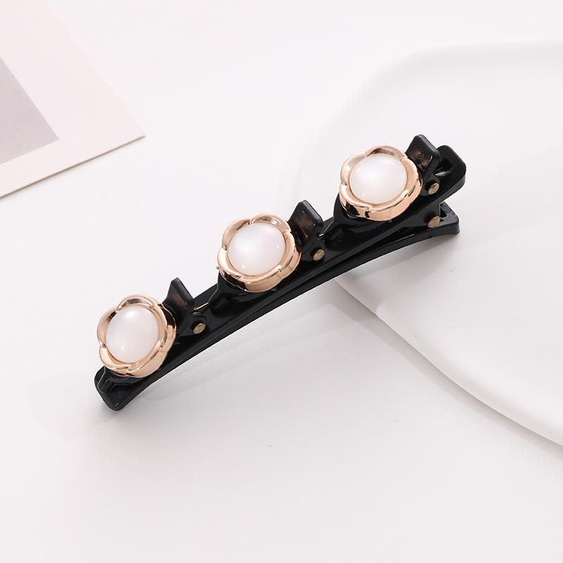 Double Layer Hair Braiding Hairpin Broken Hair Clip Women Girl Bangs Hairpin Korean Fixed Hair Clip Lazy Hair Style Accessories