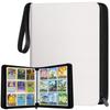 Card File Trading Card File 9 Pockets Holds 720 Cards Waterproof and Card Binder with PVC Cover Portable Zipper Card Sheet for Storing Other Game