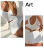 European and American Black & White Sexy Pajamas Two-Piece Set - Women's Summer Camisole & Lingerie