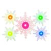 LED Snowflake, Bright Multicolor