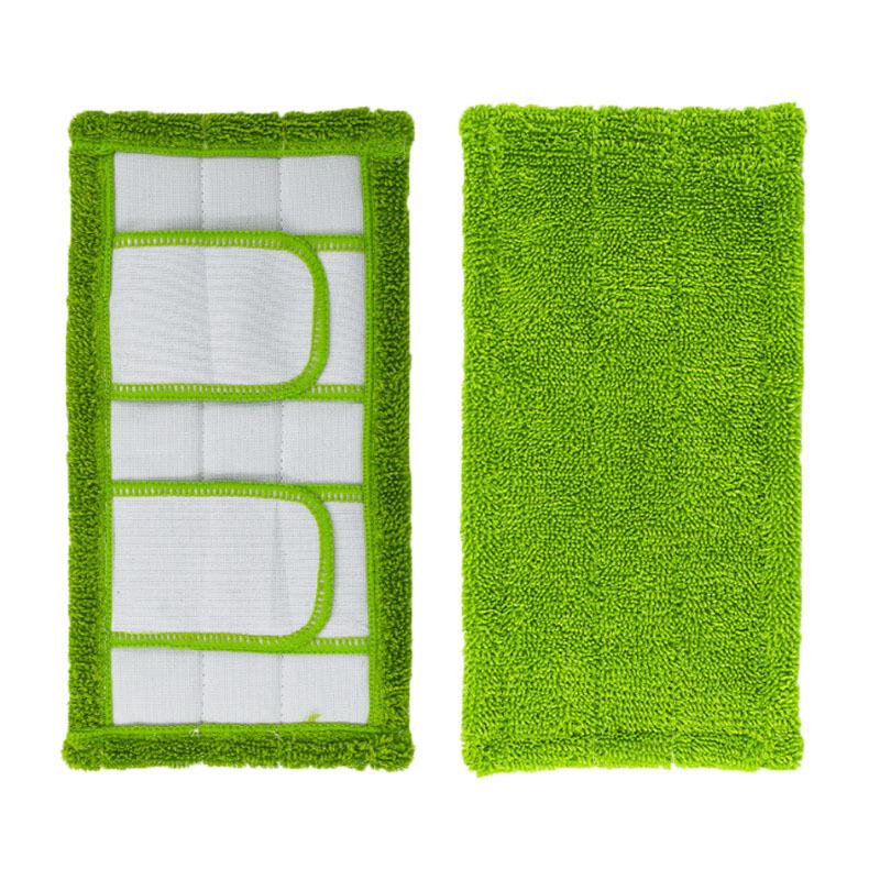 [Reusable Microfibre Mop] 1/2/4pcs Durable Reusable Microfibre Mop Pad | Machine Washable Flat Mop Pad | Compatible Dry Mop Pad