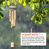 METERXITY Bamboo Wind Deep Wooden Wind Chimes for Indoor and Outdoor Wooden Wind Chimes 1-Pack Chimes, Melody, Sound, Decor/Porch/Garden, 31" [Wood