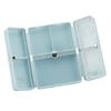 7 Compartments Portable With Dual Lid Pill Case Box Folding Weekly Pill Organizer