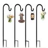 Metal Shepherd Hook Rust Proof Iron Bracket Garden Utensils Hanging Hook  Courtyard