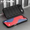 KEYSION Shockproof Matte Phone Case for iPhone 17 Pro Max 2025 Anti-skid Soft Silicone Phone Back Cover for iPhone 17 17 Air
