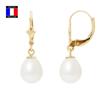 Earrings - Compagnie Générale Des Perles - 8-9 Mm - 18 Carat Gold - Brisures System - Women