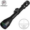 FIRE WOLF 3-9X40 Tactical Riflescope Optic Sniper Deer Rifle Scope Hunting Scopes Airgun Rifle Outdoor Reticle Sight