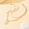 Seaside Shell Necklace Versatile Holiday Jewelry Niche Design Sense Splicing Chain Collarbone Chain
