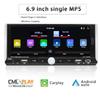 6.9'' Touch Screen 1Din Universal Car Radio Wireless Carplay Android Auto Smart Multimedia Player Wifi Navigation GPS FM Stereo