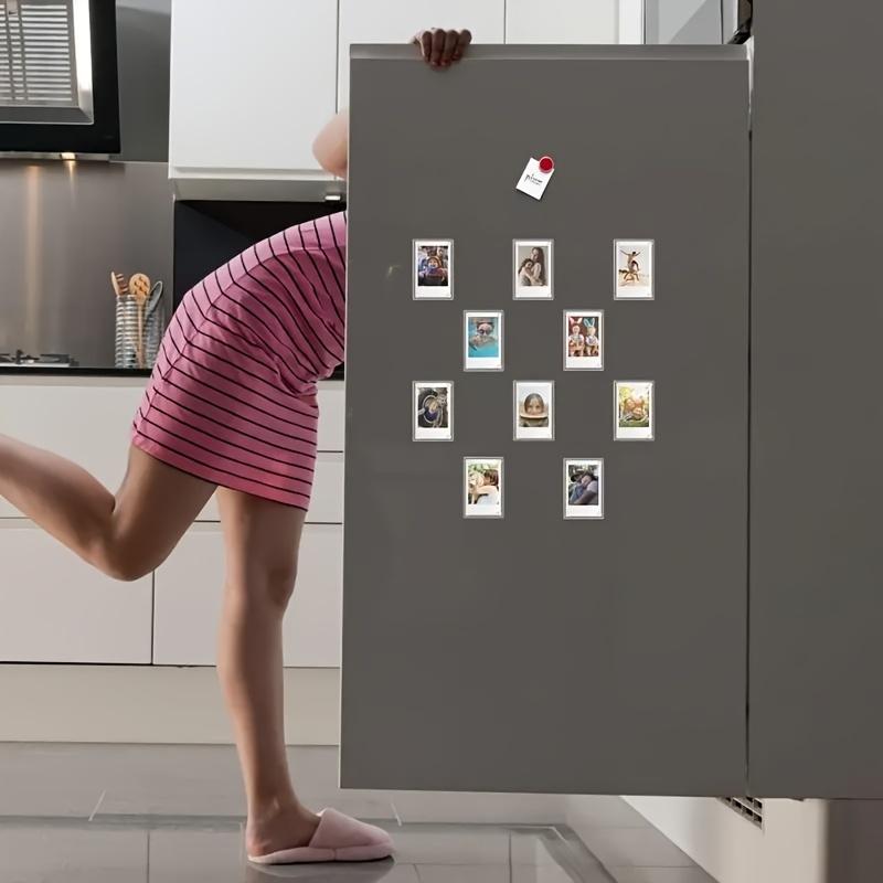 1pcs 3-Inch Photo Frame Magnetic Acrylic Refrigerator Picture Frame Multi-Purpose Magnetic Picture Frame for Photo Paper