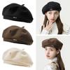 Elegant Beanie Spring Beret Cap Felt Berets Beret Hat Flat Cap Hat