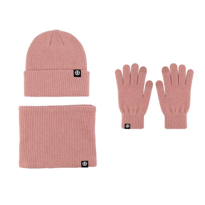 Windproof Warm Knitted 3-Piece Set