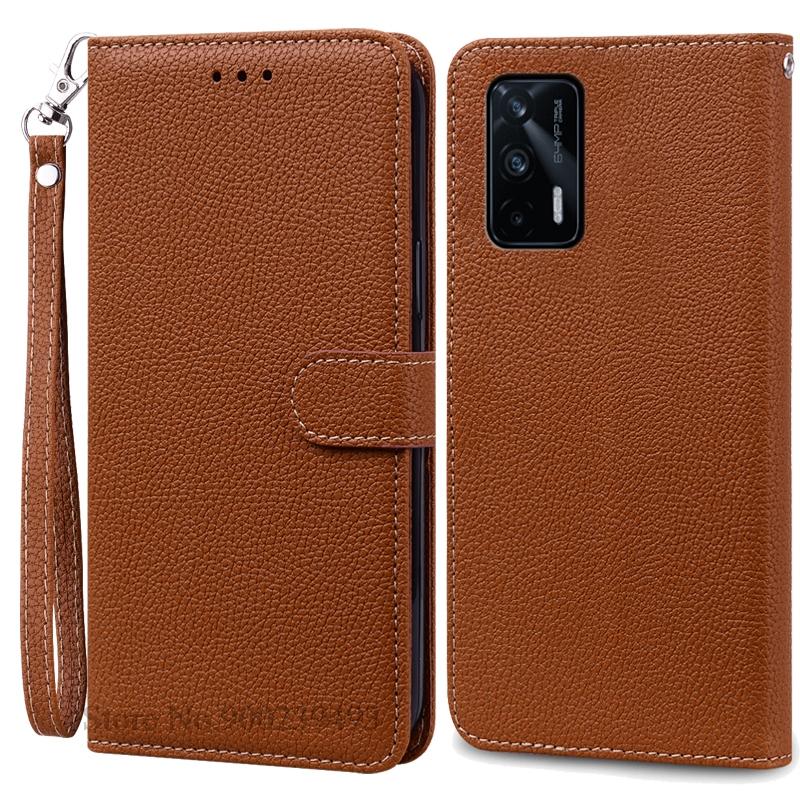 Для Realme GT 5G Чехол Pu Кожаный Флип Кошелек Чехол Для Realme GT 5G Чехол Телефон Чехол Для Realme GT 5G Чехол Coque Fundas