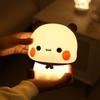 Yousheng Cartoon Panda Night Light LED Lamp Touch Control Dimmable Soft Lighting Flicker Free Novelty Animal Touch Night Lamp