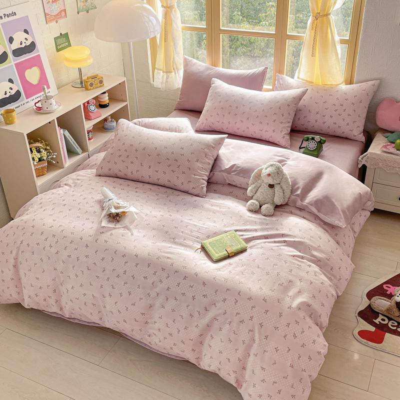 Элегантный синий цветочный узор пододеяльник комплект 100% хлопок мягкий приятный для кожи комплект постельного белья размера Queen одеяло чехол наволочки