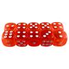 D6 Dice Set 14mm Transparent Dice for Puzzle Making Crafts and Classroom Set of 10