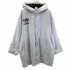Adidas 80s Vintage Made by Descente Trefoil Logo Long Sleeve Cotton Filling Bench Coat Men's Used