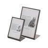 Dulton Metal Frame A6 Stylish Picture Display Photo Frame Stand Picture Frame Steel Glass 155 X 107 X 70mm L-Shaped K955-1263-A6