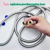 1.5M/2M/3M Stainless Steel Shower Hose High Quality Faucet Flexible Showers Hose Bathrooms Shower Hose Bathroom Accessories