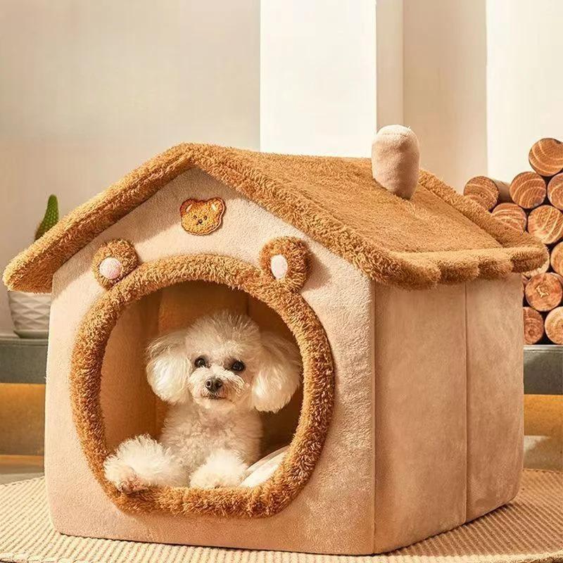 Cats and Dogs House Small Dog House Dismantleable Washable Four Seasons Pet Supplies