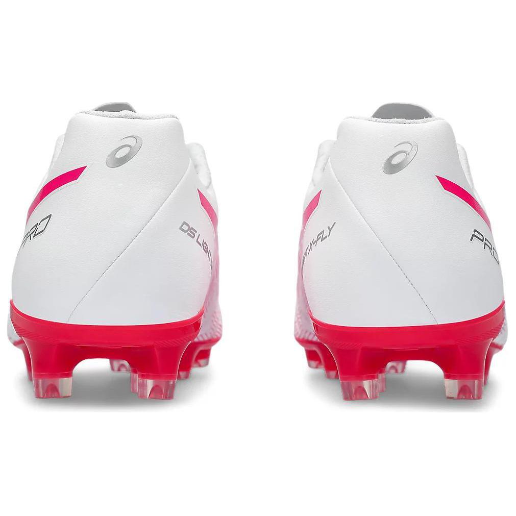 Asics Gel Short Studded Shock Absorbing Durable Soccer Shoes Men Soccer Shoes Pink White 1101A067100