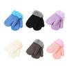 Soft Baby Mittens with Fleece Lining Breathable Plush Children's Hands Warmer Thicked Warm Gloves for Cold Weather